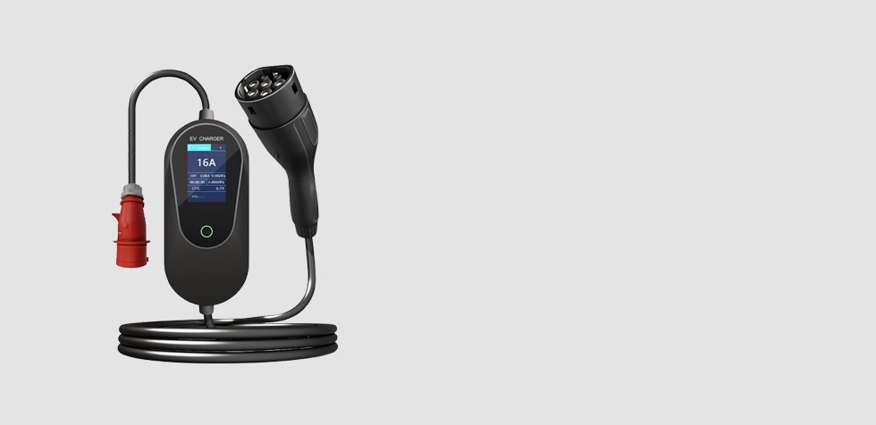 11KW IEC 62196 EVSE Portable EV Charger