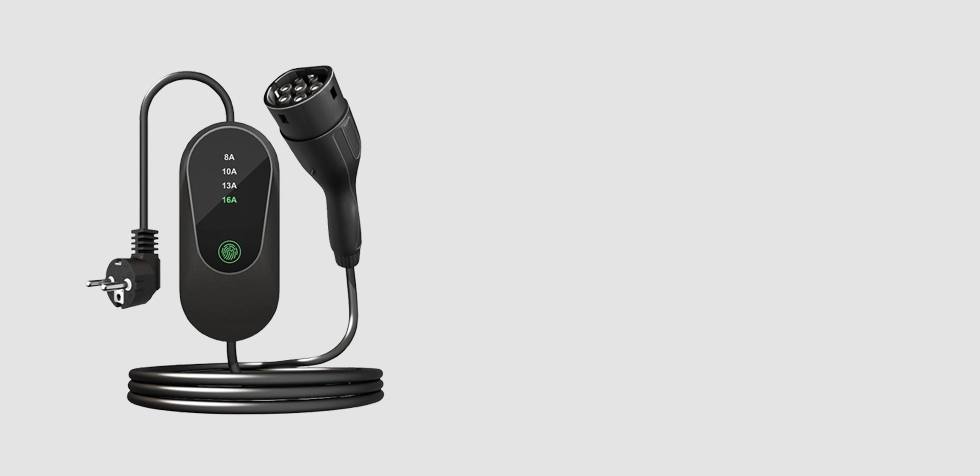 3KW IEC 62196 Type 2 Portable EV Charger