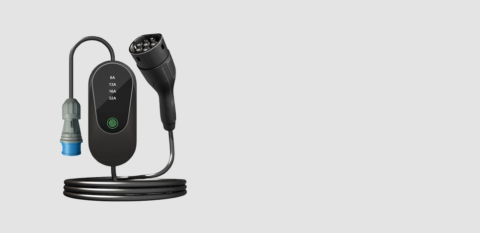 7KW IEC 62196 Type 2 Portable EV Charger